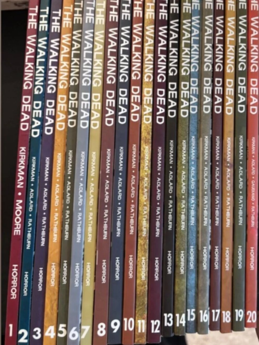 First 20 issues of Walking Dead